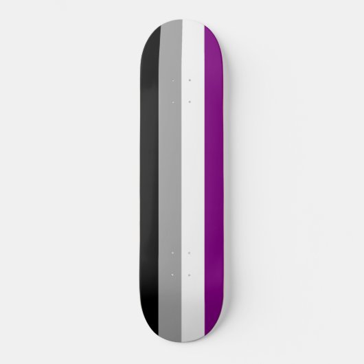Aseksuele Pride Flag Skateboard (Voorkant)