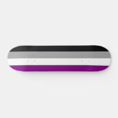 Aseksuele Pride Flag Skateboard (Horizontaal)