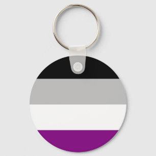 Aseksuele Pride Flag Sleutelhanger