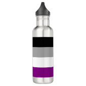 Aseksuele Pride Flag Waterfles (Links)
