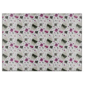 Aseksuele pride Glass Cutting Board Snijplank (Voorkant)