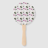 Aseksuele Pride Hand Fans Handwaaier (Achterkant)