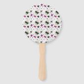 Aseksuele Pride Hand Fans Handwaaier (Voorkant)