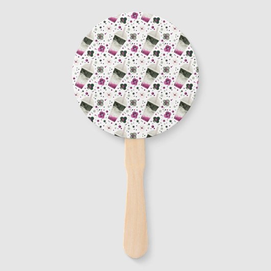 Aseksuele Pride Hand Fans Handwaaier (Voorkant)