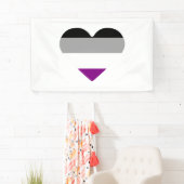 Aseksuele Pride Hart Spandoek (Insitu)