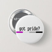 Aseksuele Pride "Heb ik trots?" sleutelhanger Ronde Button 5,7 Cm (Voorkant /achterkant)