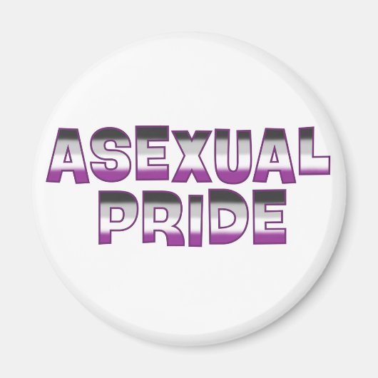 Aseksuele Pride Magneet (Voorkant)