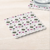 Aseksuele pride Onderzetters (Gebogen)