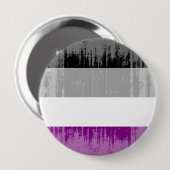 Aseksuele Pride Ronde Button 4,0 Cm (Voorkant /achterkant)