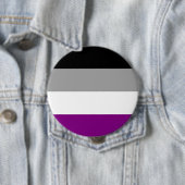 Aseksuele Pride Ronde Button 4,0 Cm (In situ)