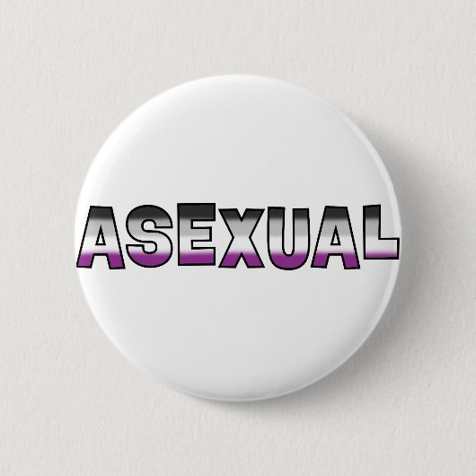 Aseksuele Pride Ronde Button 5,7 Cm (Voorkant)