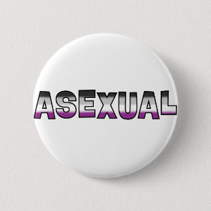 Aseksuele Pride Ronde Button 5,7 Cm