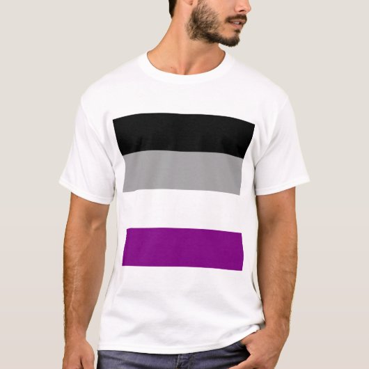 Aseksuele Pride T-shirt (Voorkant)