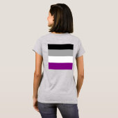 Aseksuele Pride T-shirt (Achterkant volledig)