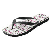 Aseksuele pride Teenslippers (Schuin)