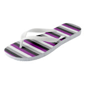 Aseksuele Pride Teenslippers (Schuin)