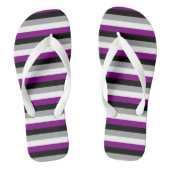 Aseksuele Pride Teenslippers (Voetbed)