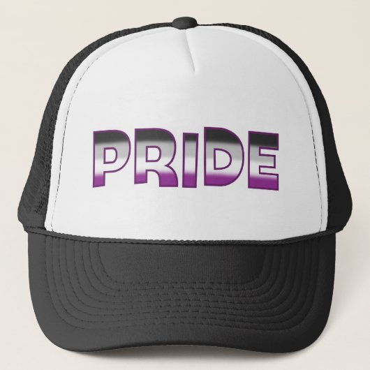 Aseksuele Pride Trucker Pet (Voorkant)