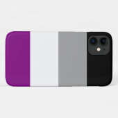 Aseksuele Pride Vlag Case-Mate iPhone Case (Achterkant (horizontaal))