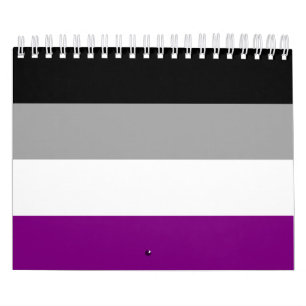 Aseksuele Pride Vlag Kalender