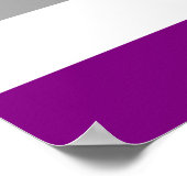 Aseksuele Pride-vlag Poster (Hoek)