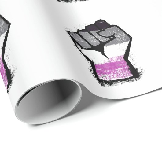 Aseksuele protestlijst cadeaupapier (Rol Hoek)