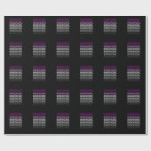 Aseksuele Retro Pride Cadeaupapier (Vlak)