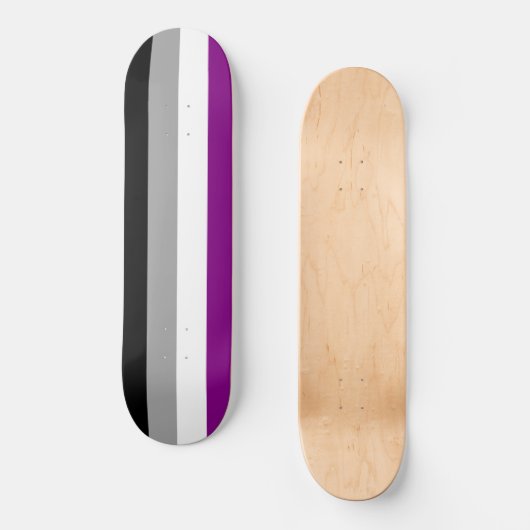 Aseksuele Trots Skateboard (Voorkant)