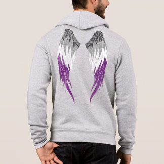 Aseksuele vlag - Halo - Vleugels Hoodie