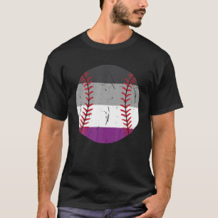 Aseksuele Vlag Honkbal LGBT Pride Maand Ace Pride T-shirt