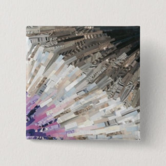 Aseksuele vlag vierkante button 5,1 cm