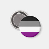 Aseksuele vlagmagneten magneet (Voorkant / Achterkant)