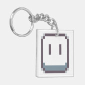 Aseprite Face Sleutelhanger (Voorkant Links)