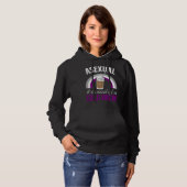 Asexual And In Need Of A Cold Brew Coffee Asexual  Hoodie (Voorkant volledig)