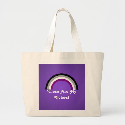 Asexual arc-en-ciel fierté sac à dos (Devant)