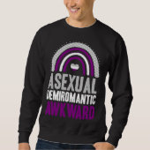 Asexual Demiromantic Awkward Asexual Pride Bohemia Trui (Voorkant)