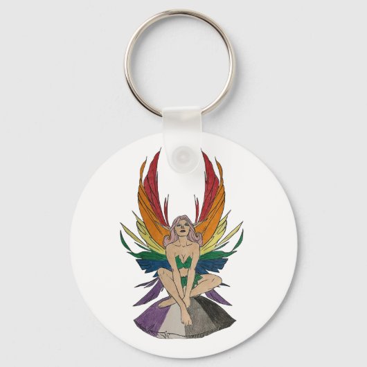 Asexual Faerie Sleutelhanger (Voorkant)