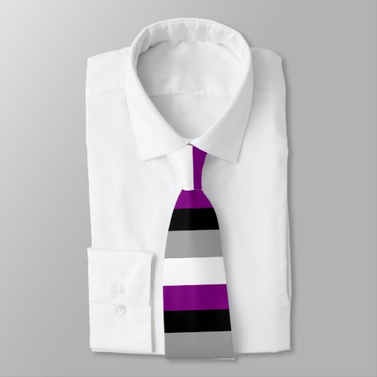 Asexual Flag Stropdas (Gebonden)