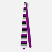 Asexual Flag Stropdas (Voorkant)