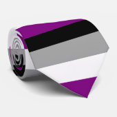 Asexual Flag Stropdas (Opgerold)