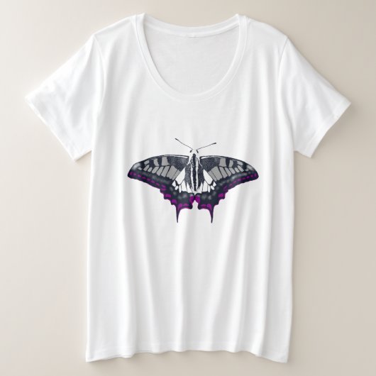 Asexual Flag Swallowtail Butterfly (Design devant)