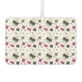 Asexual Pride Car Freshener Luchtverfrisser (Achterkant)