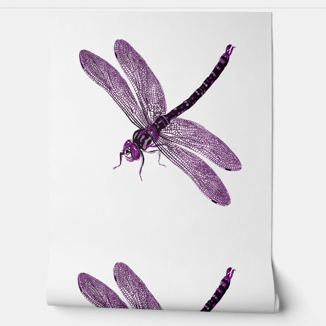 Asexual Pride  Dragonfly Art Behang (Afrollen)