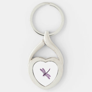 Asexual Pride Dragonfly Art Sleutelhanger