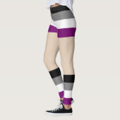 Asexual Pride Faux Shorts & Benen Leggings (Links)