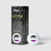 Asexual Pride Flag (Ace) (Asexualiteit) Golfballen (Verpakking)