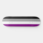 Asexual Pride Flag (Ace) (Asexualiteit) Skateboard (Horizontaal)