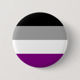 Asexual Pride Flag Button Pin