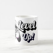 Asexual Pride Level Up Tiger Paw Controller Mug (Centre)
