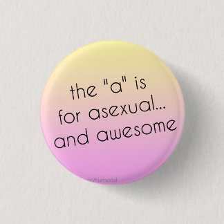 Asexual Pride pin Ronde Button 3,2 Cm